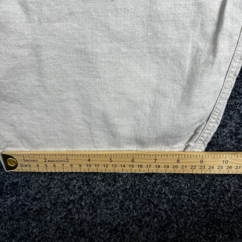 Tommy Bahama Mens XL Oatmeal Beige 100% Linen Drawstring Relaxed Pants Beach
